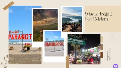 Itinerary Wisata Jogja 2 Hari 1 Malam Low Budget